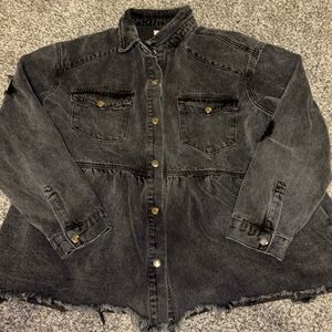 Pink Lily jean jacket